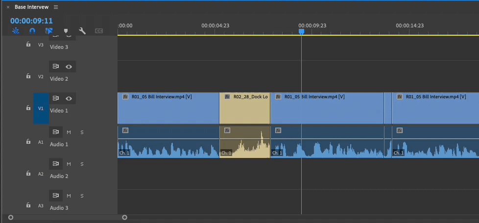 Tool Tip Tuesday for Adobe Premiere Pro: Fastest Split Edits 9