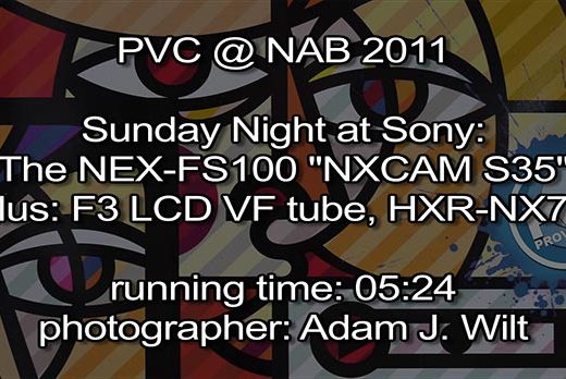 NAB 2011 Video - Sunday Night at Sony 4