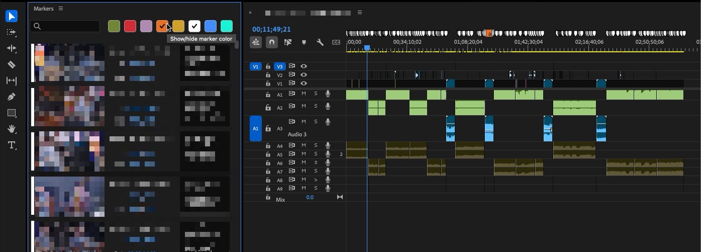 Tool Tip Tuesday for Adobe Premiere Pro: Clearing select marker colors 3