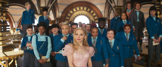 Ariana Granda is Glinda in WICKED, directed by Jon M. Chu