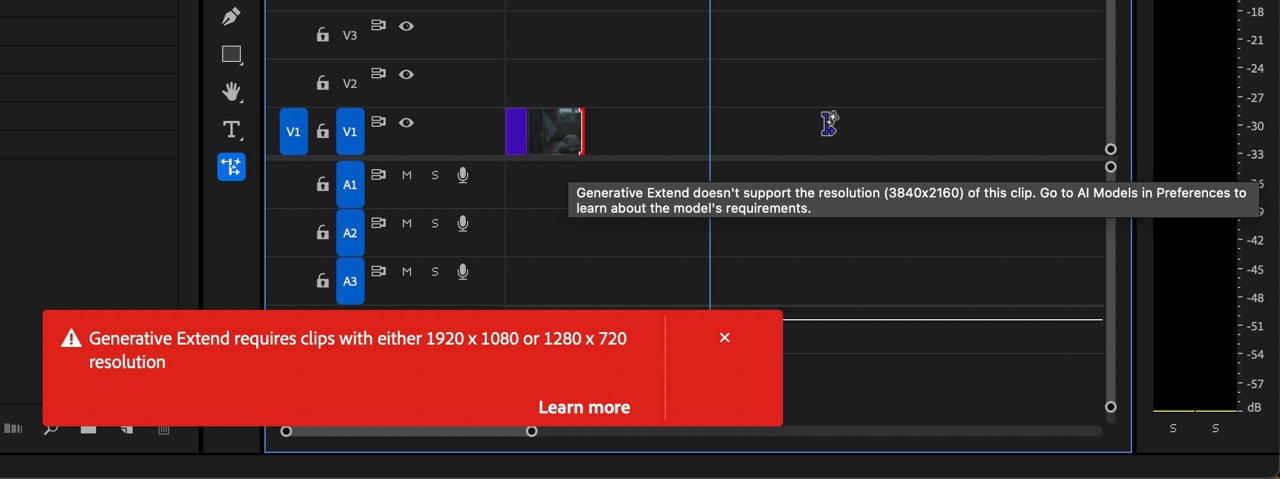 Burning Questions about Generative Extend in Premiere Pro (beta) 14