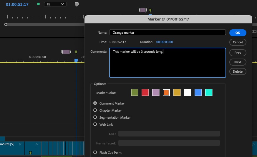 Tool Tip Tuesday for Adobe Premiere Pro: Extended Duration Markers and Marker Text Data 2