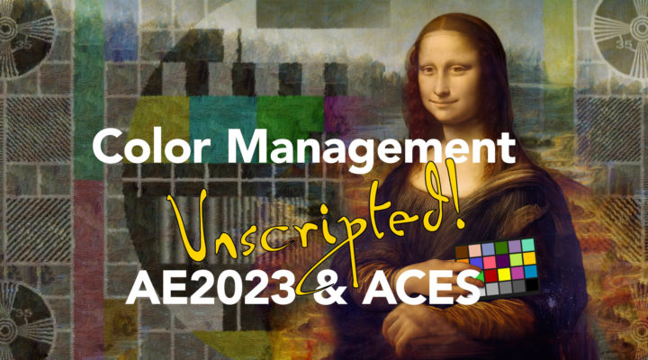 Color Management: OCIO & ACES in AE 2023 1