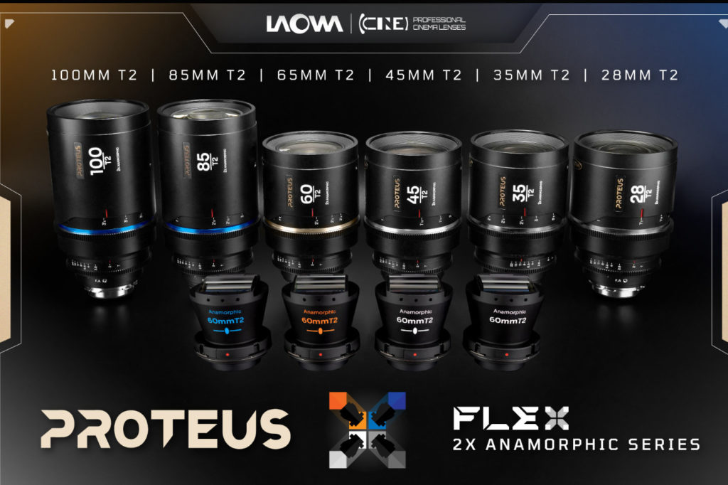 Laowa Proteus Flex series: 4 user-swappable flare options