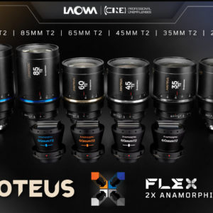 Laowa Proteus Flex series: 4 user-swappable flare options