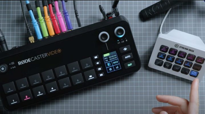 Stream Deck now controls RØDECaster Video mixer/switcher 1