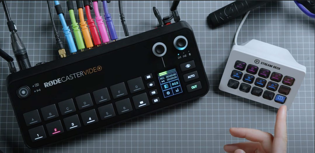 Stream Deck now controls RØDECaster Video mixer/switcher 5