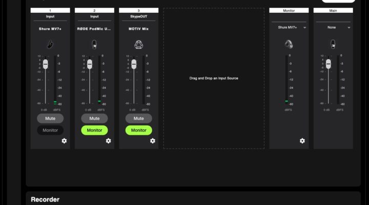 Shure Motiv Mix software mixer recorder: Challenger to RØDE Connect? 1