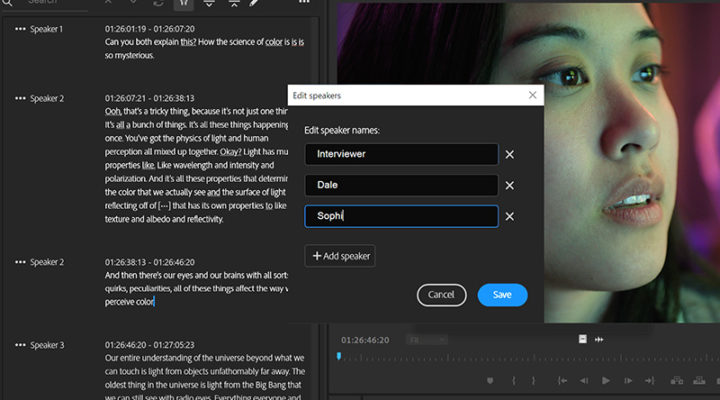 Adobe @ NAB: AI Text-Based Editing and more 1