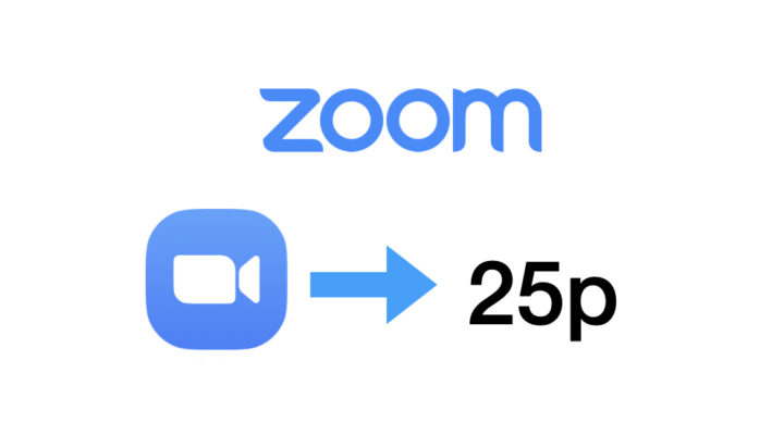 Zoom.us establishes 25p as worldwide framerate—Best practices? 1