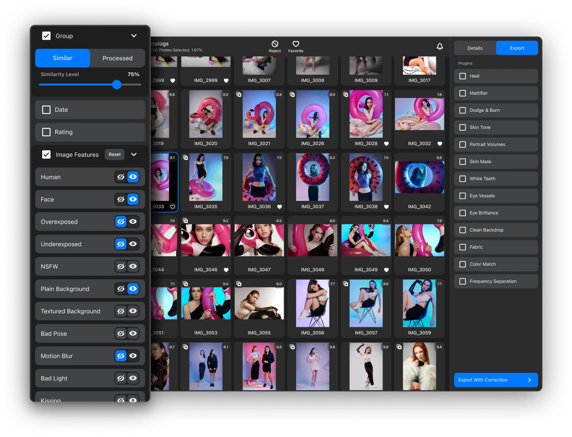 Retouch4me Adams: the unifying interface for retouching plugins