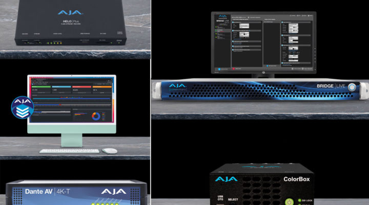 AJA at NAB: groundbreaking solutions for M&E and proAV industries