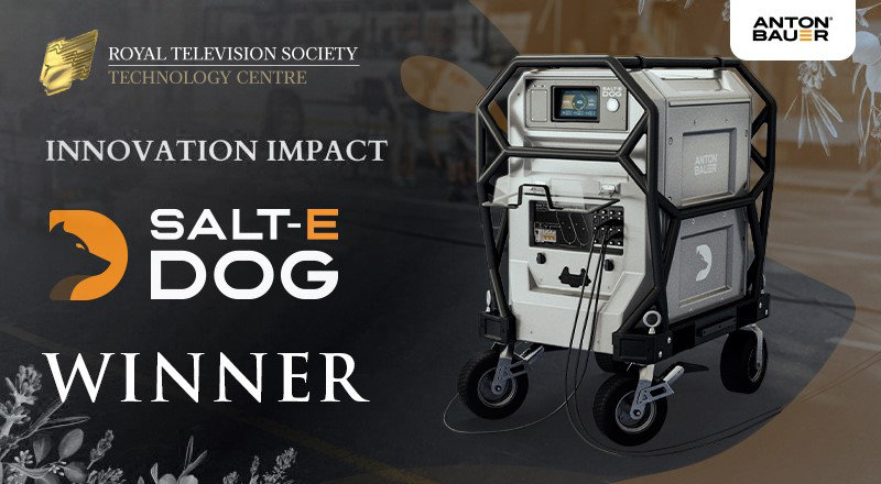 Anton/Bauer wins Innovation Impact Award with Salt-E Dog