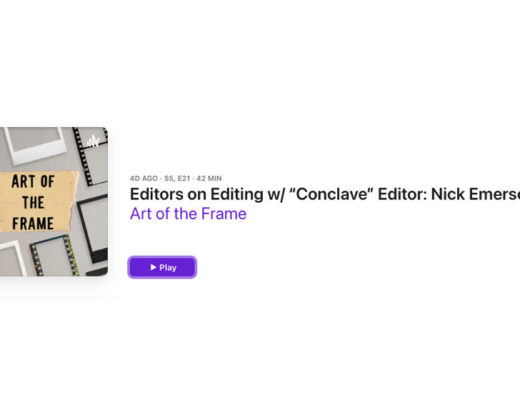 Art of the Frame Podcast: Editors on Editing with “Conclave” Editor Nick Emerson 9