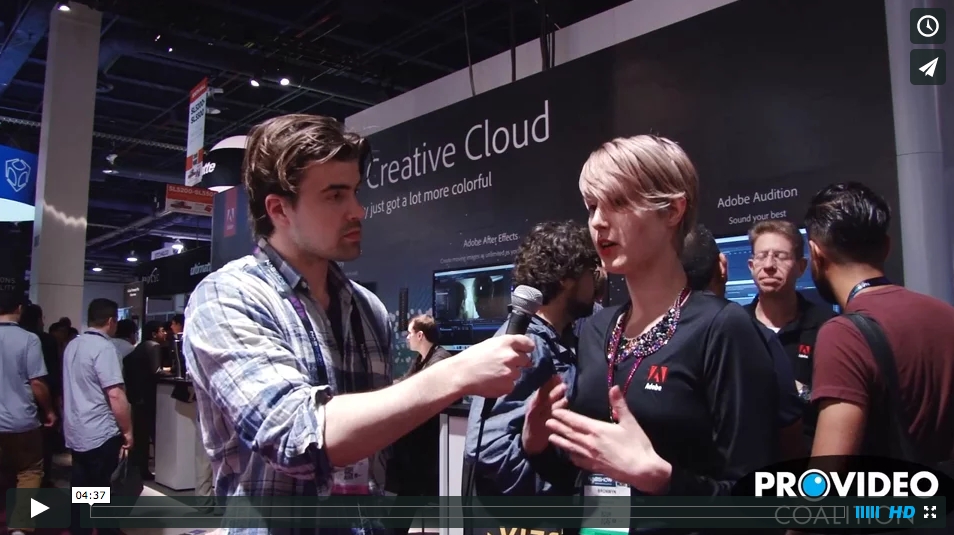 PVC at NAB 2015 - Talking Mobile Video Production with Adobe 6