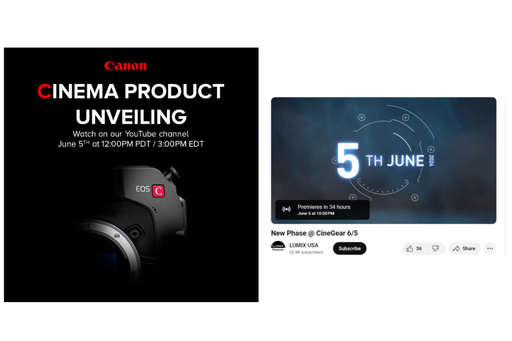 Canon and Panasonic to reveal new cameras on YouTube