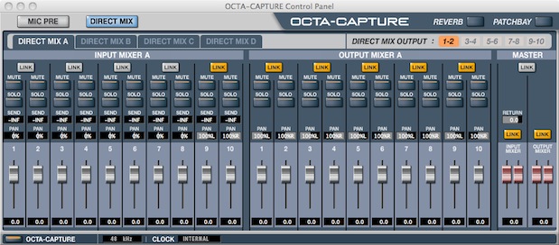 Review: Roland OCTA-CAPTURE 8/10-channel USB 2.0 audio interface