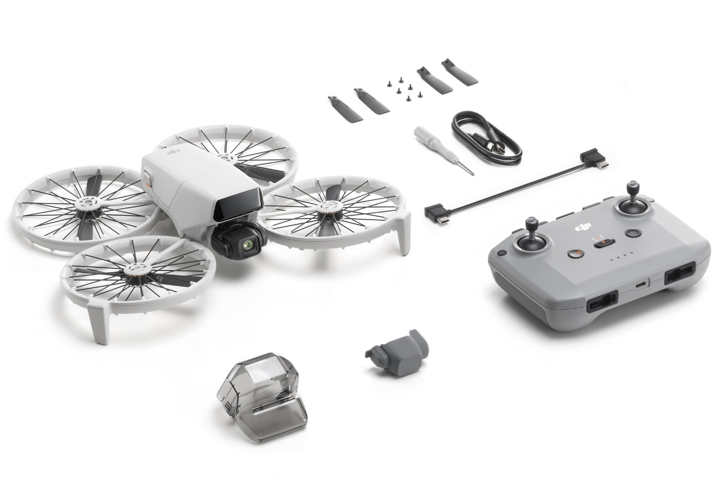 DJI Flip: a drone with foldable full-coverage propeller guards