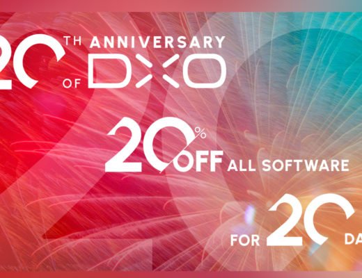 DxO Labs marks its 20th anniversary: 20% off for 20 days