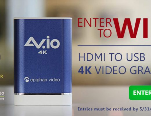 Win an Epiphan AV.io 4K Video Grabber from Videoguys.com 2