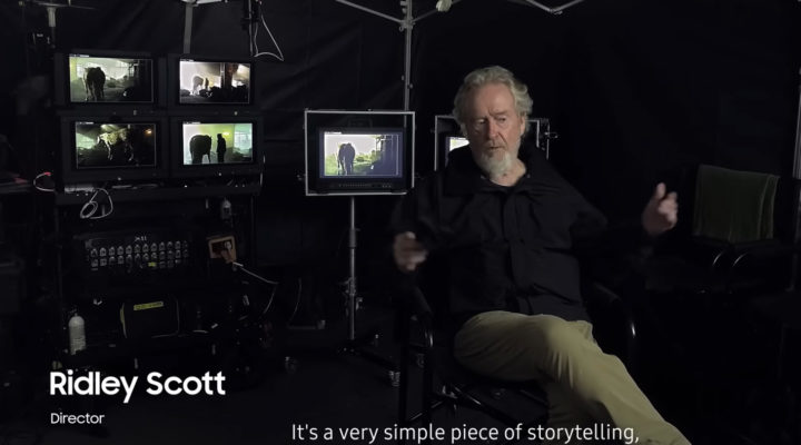 Ridley Scott and Charlie Kaufman shoot with Samsung smartphones