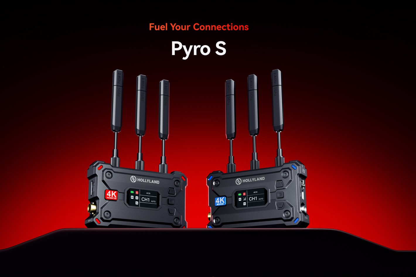 Hollyland Pyro S: a new wireless 4K video monitoring system