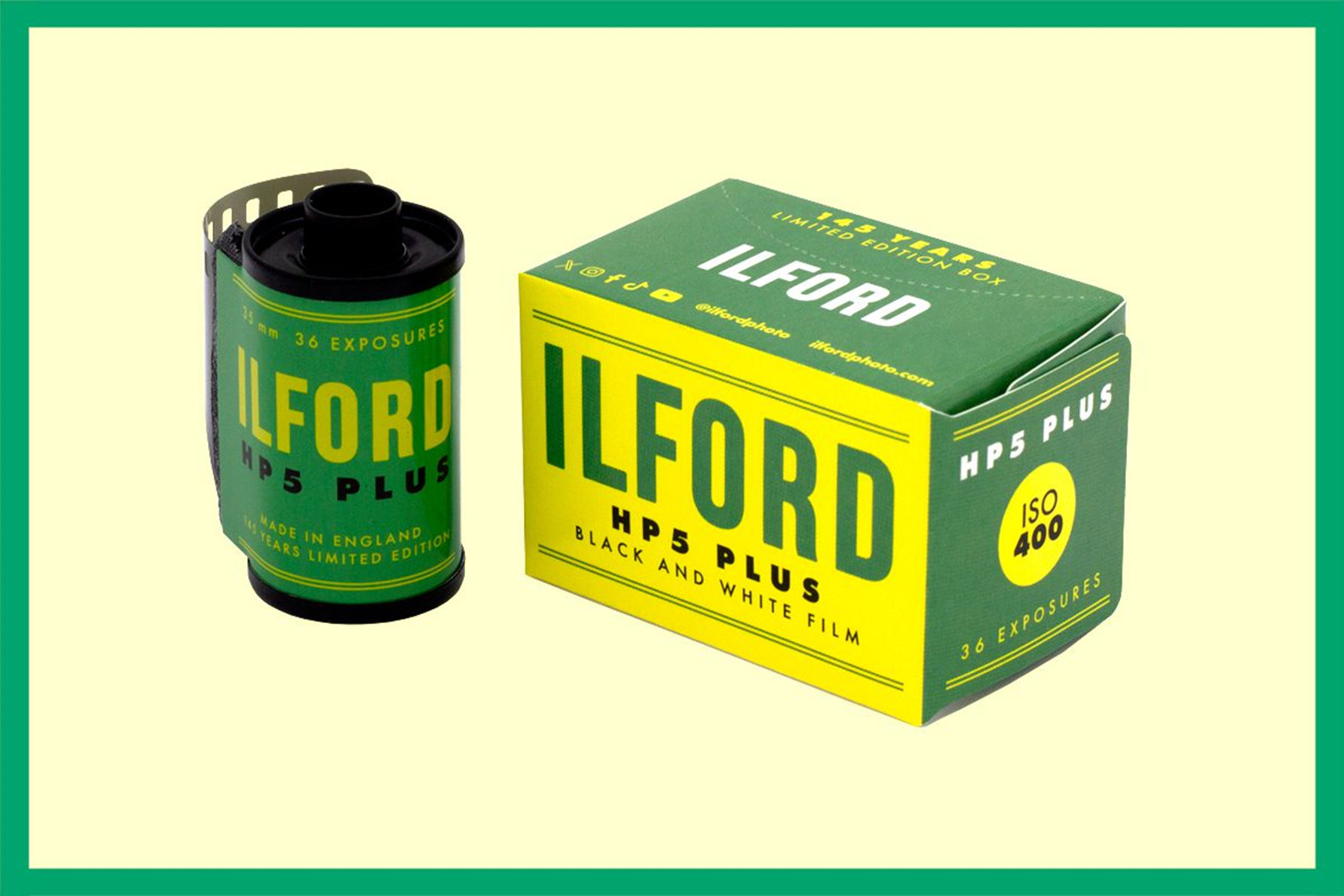 ILFORD celebrates 145 years of history with retro packaging