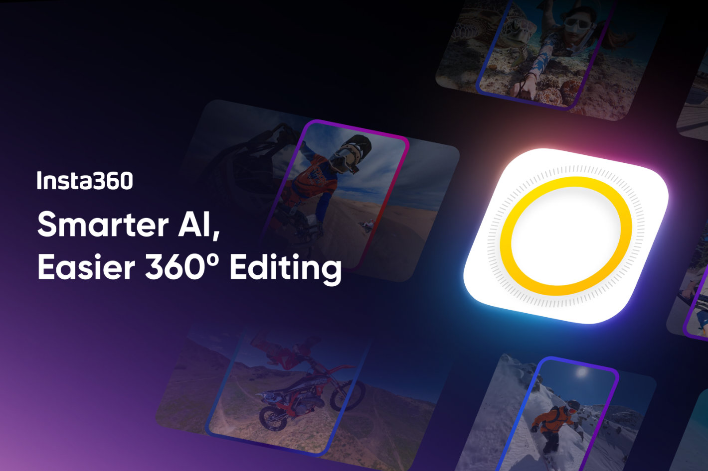 New Insta360 app update for all 360º footage uses AI
