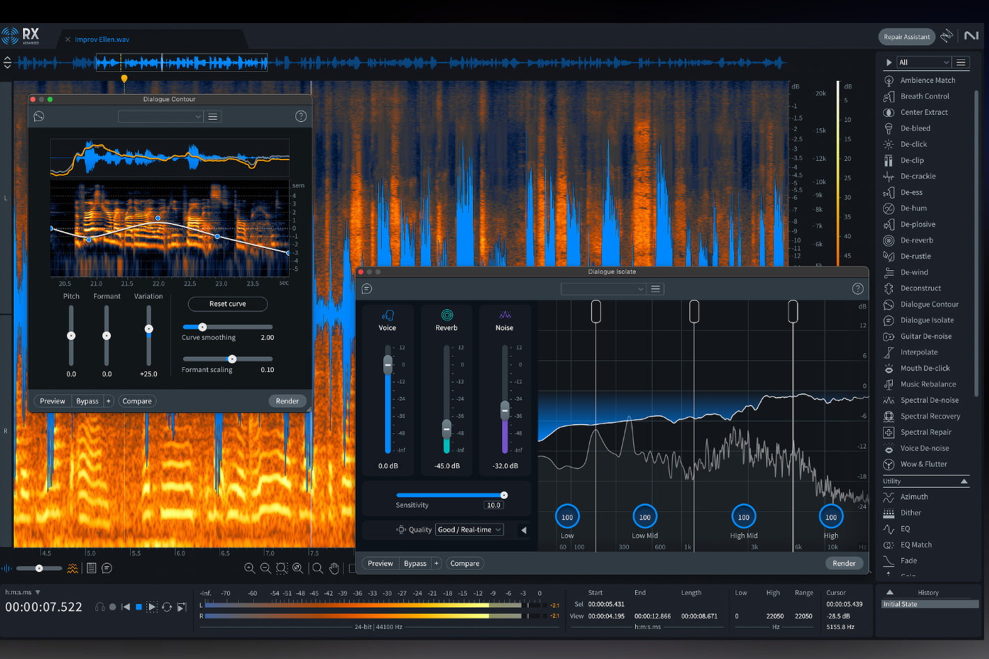 iZotope announces RX 11 with machine learning for tackling noise