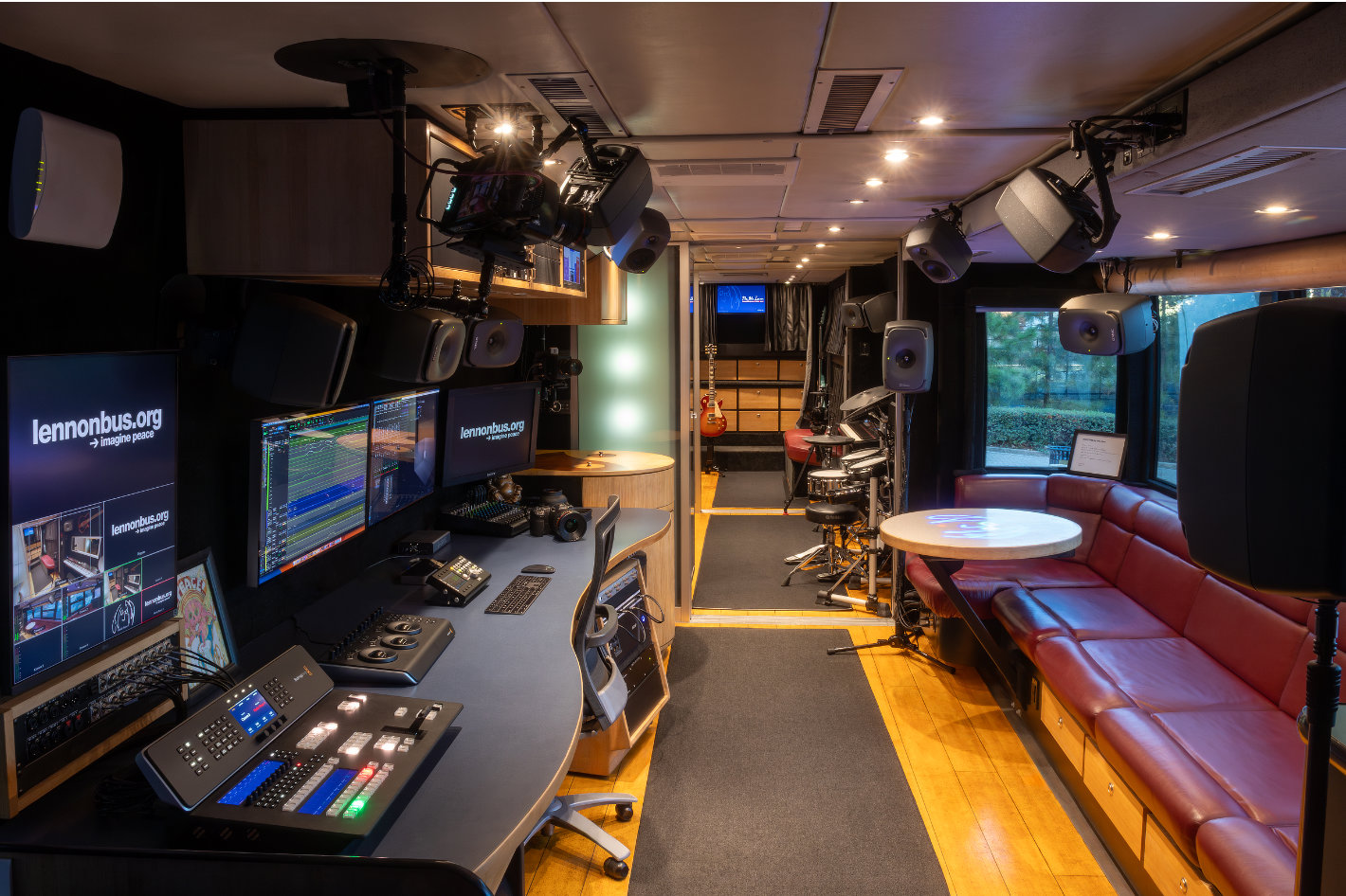 The John Lennon Educational Tour Bus uses a Blackmagic Design pipeline