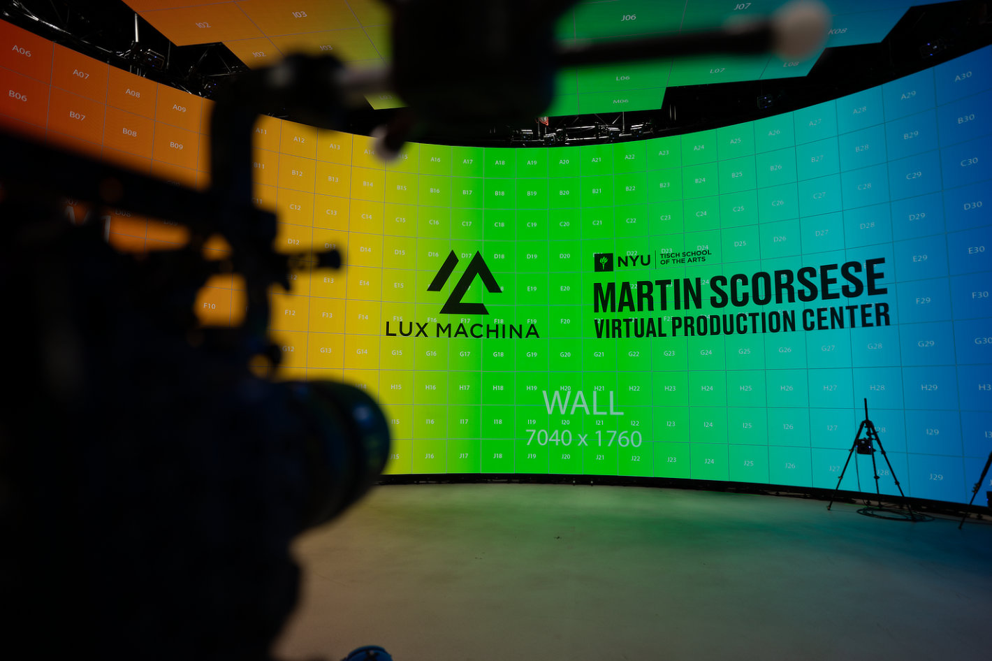 NYU Tisch opens the Martin Scorsese Virtual Production Center