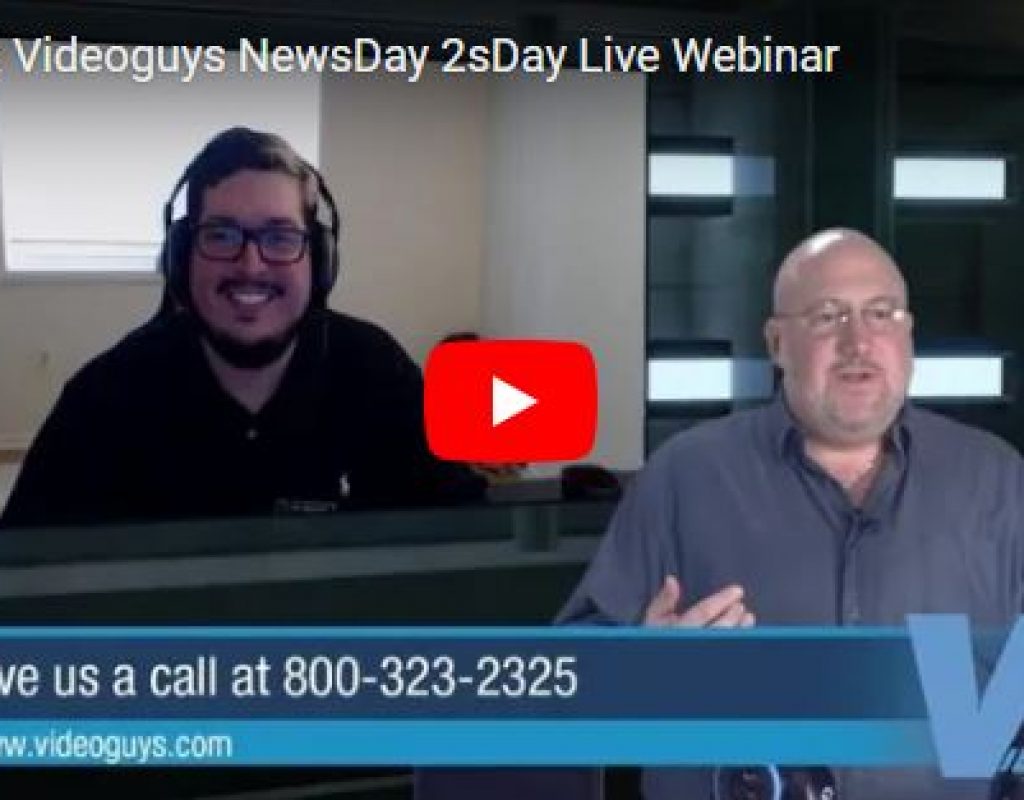 Videoguys Action-Packed Live Webinar on NewTek TriCaster Mini Advanced and more 1
