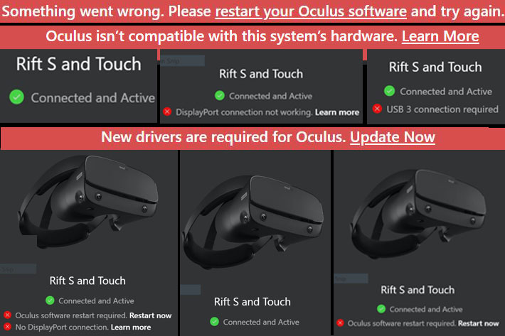 oculus rift system check