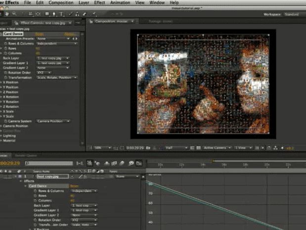 after effects photo mosaic tutorial