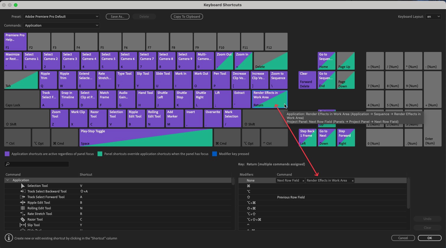 Tool Tip Tuesday for Adobe Premiere Pro: Reclaim your Return key! 11