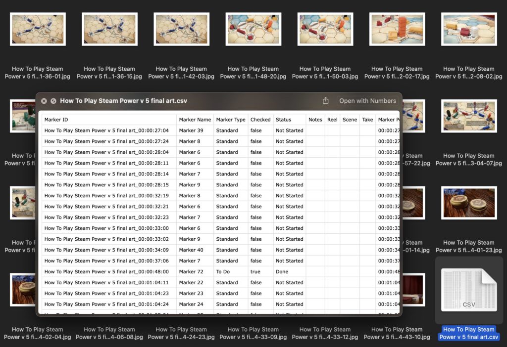 Marker Data — a quick look 3