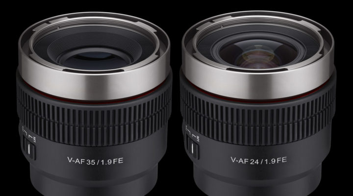 Samyang introduces two new V-AF lenses for Sony E-mount