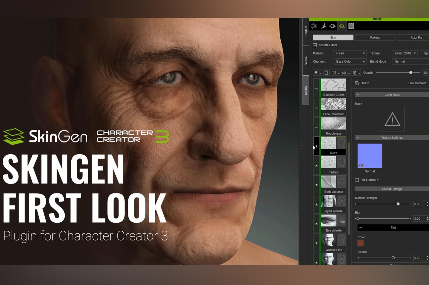 3D Face for Digital Human, SkinGen