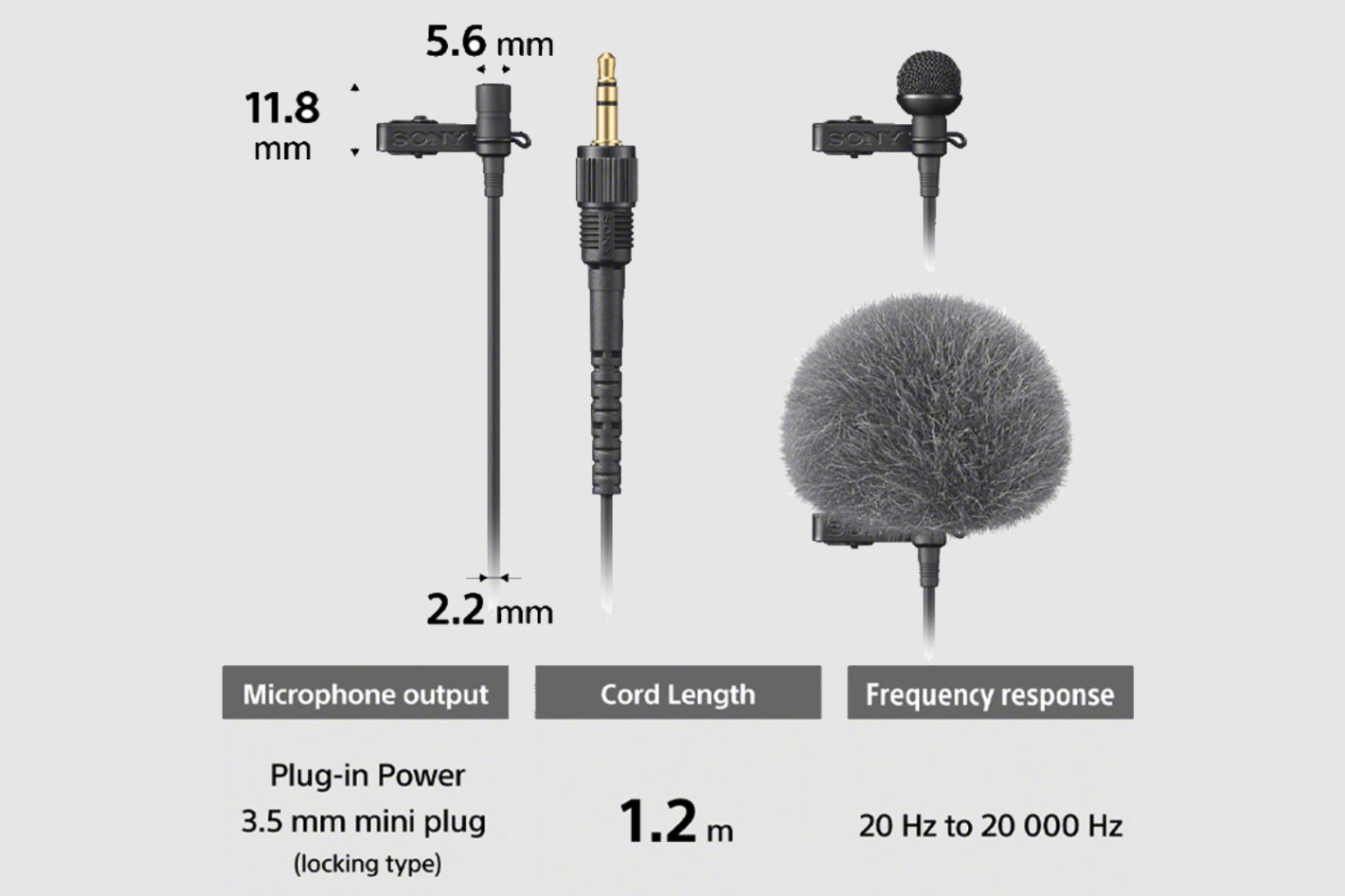 Sony ECM-L1: a lavalier microphone with plug-in power