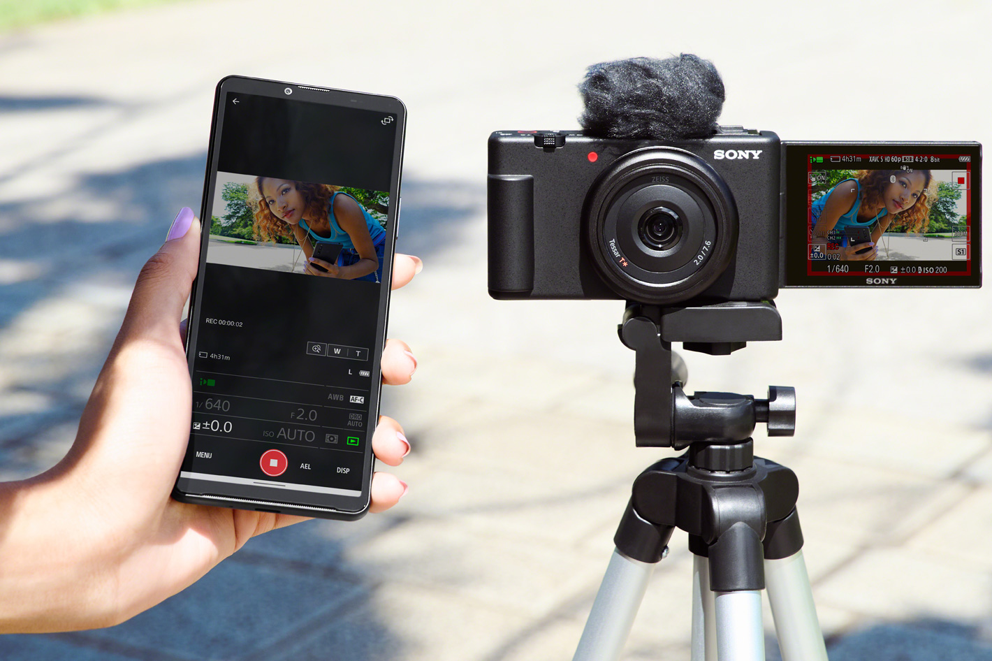Sony ZV-1F Vlogging Camera 