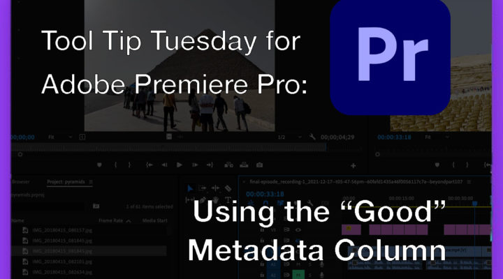 Tool Tip Tuesday for Adobe Premiere Pro: The Good Column 1