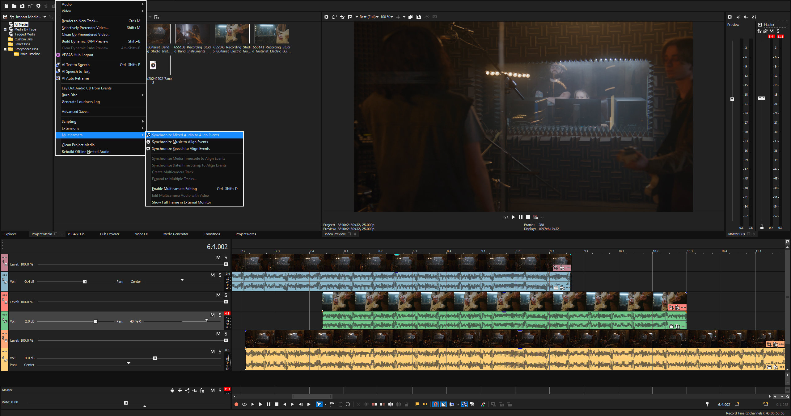 VEGAS Pro 22: new AI-assisted features and text-based editing